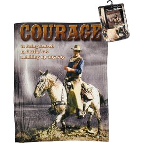 Midsouth Products John Wayne Throw Blanket 50" X 60" Courage