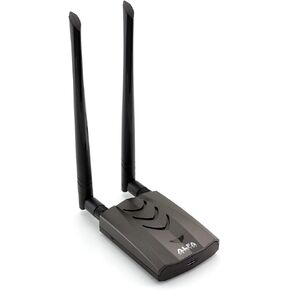 Alfa Long-Range Dual-Band AC1200 Wireless USB 3.0 Type-C Wi-Fi Adapter w/2x 5dBi External Antennas – 2.4GHz 300Mbps/5GHz 867Mbps – 802.11ac & A, B, G, N