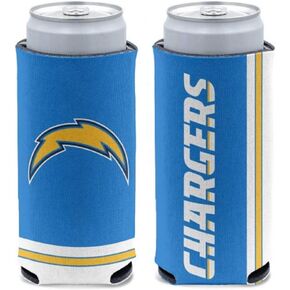 WinCraft NFL Los Angeles Chargers Slim Can Cooler, Team Colors, One Size