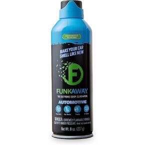 FunkAway Automotive Full-Release Odor Blaster Aerosol Spray, 2 oz., 4 Pack, Extreme Odor Eliminator Spray for Cars, SUVs, Trucks and RVs, Deodorizer Lasts Up to 30 Days with Immediate Results
