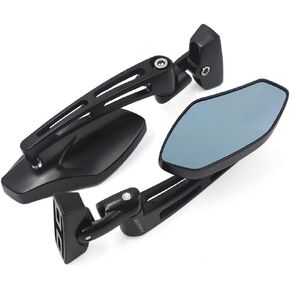 2pcs Black Rearview Mirrors for Suzuki GSXR 600 750 1000 1300 Hayabusa