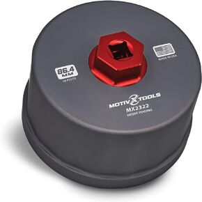 MX2322-US 86.4mm 16 Flute Precision CNC Machined Aluminum Oil Filter Wrench Compatible with 2014 and Newer Volvo 2.0L 4 Cylinder Turbo Engines