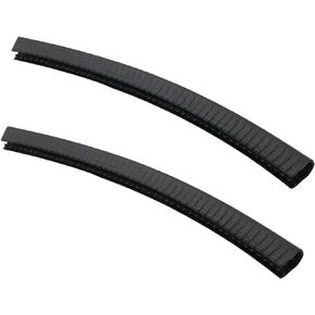 Skateboard Deck Guards Protector2PCS 30cm Black Longboard Deck Edge Protection Protective Gear