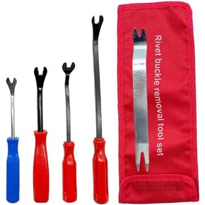 5Pcs Auto Trim Removal Tool Kit Automotive Tools Plastic Pry Tool Set Easy Panel Removal Tool for Car Door Clip Panel & Audio
