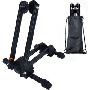 Bike Folding Stand Floor Parking Rack Alloy Bicycle Holder Bikes Home Garage Indoor Storage Fit 20"-29"