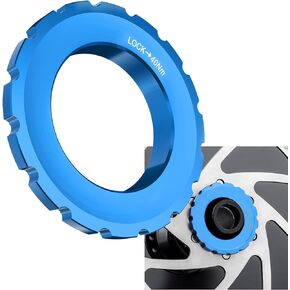 Centerlock Lockring for 12/15/20mm Thru Axles and QR Bicycle Center Lock Cover Ring Bike Center Shaft Disc Brake Rotor Centerlock Aluminum