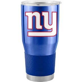 Logo Brands 621-S30T-1: New York Giants 30oz Gameday Stainless Tumbler