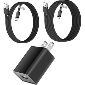 USB C Charger for All-New Fire 8 10 Plus,Kids Pro, Kids Edition, Amazon Fire Max 11 Tablet, Kindle Paperwhite 11th with 6FT&10FT Cords UL Listed Fire Tablet Charger