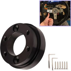 Steering Wheel Adapter Plate for Logitech G25, G27, G29, G920 70mm PCD, Compatible with 13/14 Inch Steering Wheel