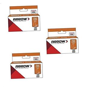 259 Genuine T25/T2025 9/16-Inch Staples, 1,000-Pack, 3 Pack