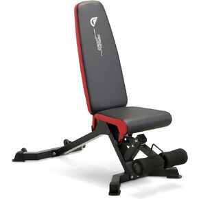 5-Position Utility Weight Bench with Adjustable Seat for Home Gym AMZ-563BN