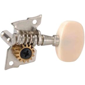 Golden Gate F-2219 Acoustic Guitar Tuners - 6 Individual (3+3) - Chrome