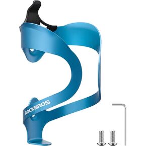ROCKBROS Bike Water Bottle Holder-Lightweight Durable Alloy Aluminum Bike Water Bottle Cage Bike Cup Holder for Road Bike & Mountain Bike