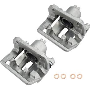 DRIVESTAR 19B2588 19B2589 Rear Brake Calipers, fit 2001-2003 for Acura CL, 1999-2008 for Acura TL, 2003-2011 for Honda Element, Disc Brake Caliper New Pair