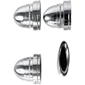 Custom Accessories 16220 Chrome Skull Style Valve Cap -, Pack of 4