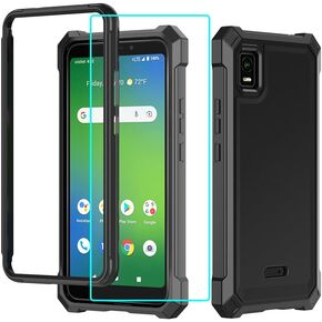 for ATT Vista 2023 Case with Screen Protector,ATT Vista Case Full Body Protection Front PC Back Soft Silicone Bumper,ATT Vista Cover Heavy Duty Protection Shockproof Corner for ATT Vista Red