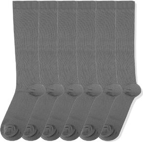 Unisex 3 Pairs Of Nylon Elastic Knee-length Sports Compression High Socks