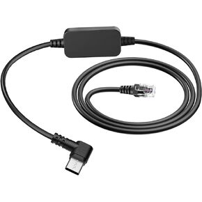 PD3.0 Radar Detector Cable, with Type-C to RJ11 Plug ,Replacement Radar Detectors Power Cable,for Escort Passport 9500i MAX360 Uniden R1 R3 DFR8 DFR9 Radenso XP Beltronics STI Radar Detector and more