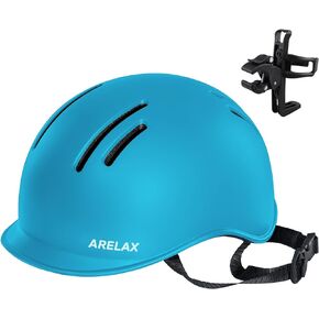 Bike Helmet for Adults, Adjustable Cycling Helmet for Men & Women, Safety Certified EPS Lightweight Road Bike Skating Roller Commuting Helmet with Water Holder Holder