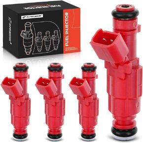 A-Premium 12 Holes 4Pcs Fuel Injectors Compatible with Hyundai Elantra 2011-2015, Elantra GT 2013, Elantra Coupe 2013 & Kia Forte 2015, Soul 2012-2013, 1.8L 2.0L, Replace# 35310-2E000, 353102E000