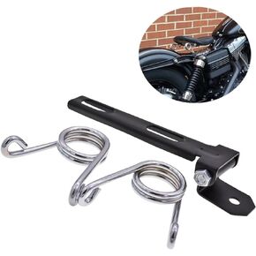 2" Inch Motorcycle Springs Seat Brackets Solo Seat Mount Kit for Harley Chopper Bobber Softail Sportster