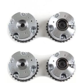 Intake & Exhaust Camshaft Adjuster Kit Replace OE 2x 06E109083L 2x 06E109084K Fits for Touareg 4.2L, Eng code BAR, for S5 A6 A8/A8L Q7 S4, Eng code CAUA BVJ BYH CNDA
