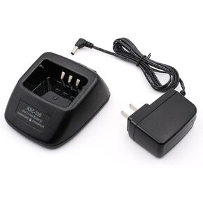 KSC-35S Charger Compatible with Kenwood TK-2200 TK-2207 TK-2300 TK-2302 TK-2307 TK-3200 TK-3202 TK-3207 TK-3400 TH-K20 TH-K20A TK-2000 TK-3000 TK-U100 Radio KNB-45L KNB-63L KNB-65L Battery