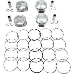 23041-2E210 Engine Piston & Rings Set Fit for Kia Soul Forte Forte5 Forte Koup 2.0L 2014 2015 2016 2017 2018 Engine