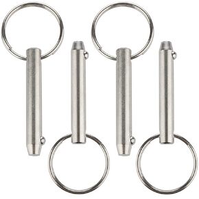 4 Pcs Quick Release Pin, Diameter 5/16"(8mm), Total Length 2.17"(55mm), Effective Length 1.54"(39mm), Full 316 Stainless Steel, Bimini Top Pin, Marine Hardware