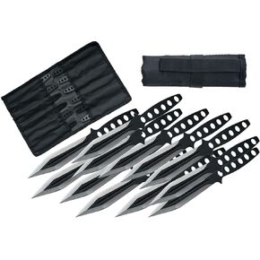 Szco Supplies Black Streak Throwing Knives Set