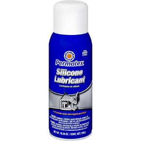 Permatex 80070-12PK Silicone Spray Lubricant, 10.25 oz. net Aerosol Can (Pack of 12)