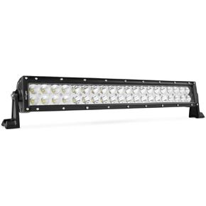 شريط ضوء LED Nilight 20 بوصة 120 وات مجموعة مصابيح LED للقيادة على الطرق الوعرة، ضوء عمل LED للشاحنات والقوارب مصباح جيب، ضمان لمدة عامين