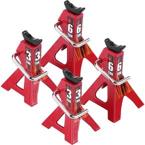 RC Jack Stand,Metal Simulation Compatible for Climbing Crawler Car Scale ARC Truck Crawlers Repairing Tool Accessories Stand Cars Stands Metal RC Model Scx10 D90 SCX10 1/10 Scale