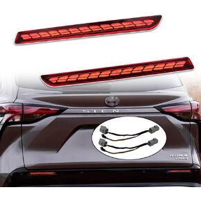 Switchback White/Amber/Blue DRL LED Front Fog Lamp Daytime Running Light Sequential Flash Turn Signal Feature Compatible with Toyota Sienna XSE 2021 2022 accessories (Front Fog Light)