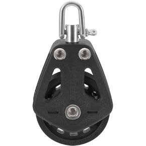 BESPORTBLE Sailboat Pulley Block, Lifting Single Pulley Swivel Pulley, Marine Pulley