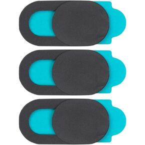MMOBIEL 6 Pack Universal Webcam Cover Slide Laptop Camera Cover Privacy Protector Ultra-Thin 0.5mm Compatible with All Laptop/MacBook/Tablet/iPad/iPhone - Black