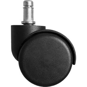 Heavy Duty Replacement Office Chair Caster Wheels 500 lbs Chair Capacity- (Set of 5) - S5490-5