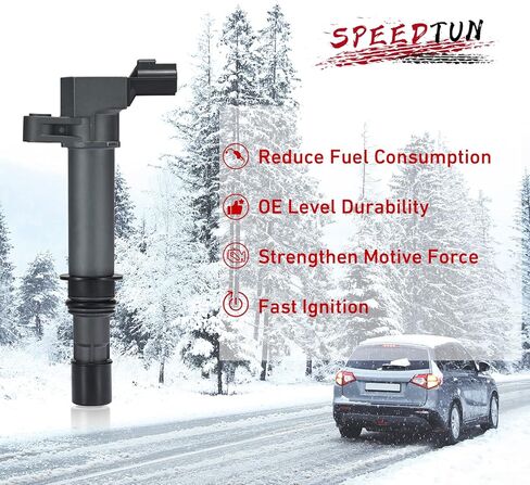 حزم ملف الإشعال UF502 و7781 شمعات الإشعال مجموعة من 6 قطع متوافقة مع دودج كرايسلر فولكس فاجن أفينجر تشالنجر تشارجر رحلة 300 سيبرينغ باسيفيكا تاون آند كانتري روتان، 3.5 لتر 4.0 لتر V6 in Kuwait