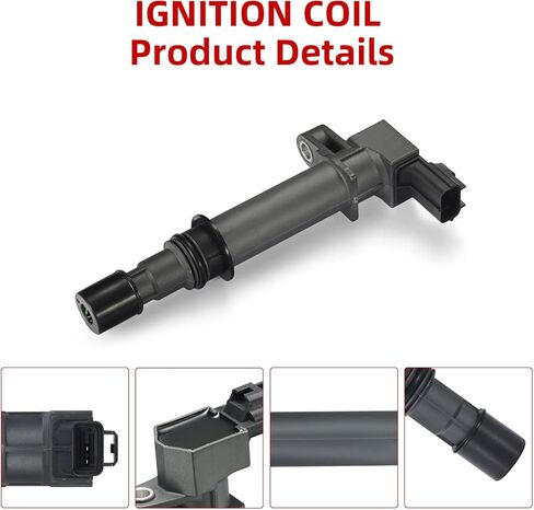 حزم ملف الإشعال UF502 و7781 شمعات الإشعال مجموعة من 6 قطع متوافقة مع دودج كرايسلر فولكس فاجن أفينجر تشالنجر تشارجر رحلة 300 سيبرينغ باسيفيكا تاون آند كانتري روتان، 3.5 لتر 4.0 لتر V6 in Kuwait