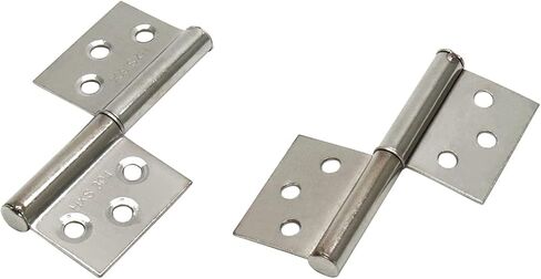 مفصل LC LICTOP ذو ورقتين على شكل علم يرفع مفصلات من الفولاذ المقاوم للصدأ قابلة للفصل مقاس 3 بوصات، 4 قطع in Saudi Arabia