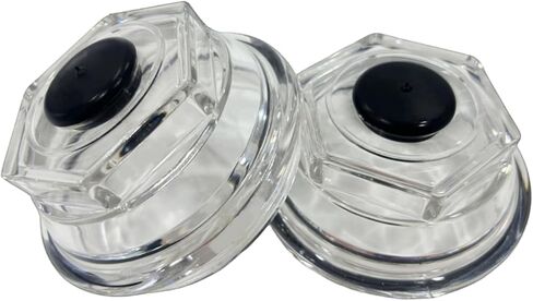 غطاء زيت Dexter 21-88 مناسب للطبل رقم 8-415 (بعد يوليو 2009) 8-430 (بعد أبريل 2013) لـ Dexter 9K 10K 3.5 بوصة خيوط OD 12 خيط غطاء بلاستيكي لمحور المقطورة Rep K71-704-00 (عبوتان) in Kuwait