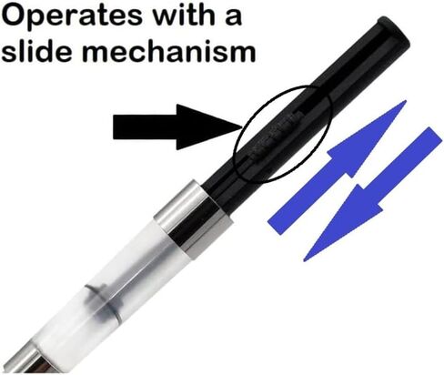 محول منزلق لزجاجة الحبر من قلم حبر القلم الموفر متوافق مع الأقلام المتقاطعة، يناسب جميع أقلام النافورة المتقاطعة in Kuwait
