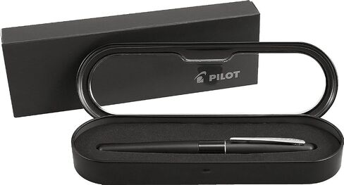 قلم حبر من مجموعة PILOT Metropolitan، أسطوانة سوداء، تصميم كلاسيكي، طرف متوسط، حبر أسود (91107) in Saudi Arabia