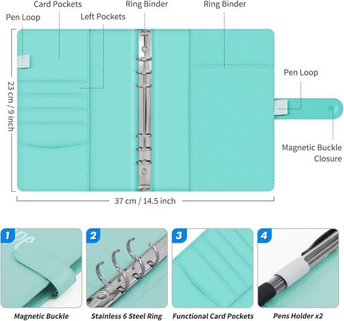 مجلد تحدي 100 ظرف، طريقة سهلة وممتعة لتوفير 5050 دولارًا أمريكيًا، كتاب مخطط الميزانية لمخطط الميزانية وتوفير المال (وردي) in Kuwait