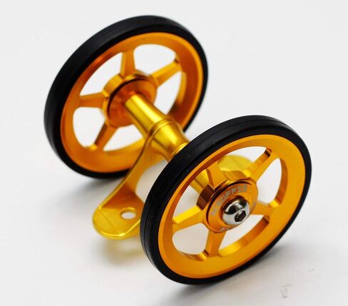 Mudguard Fender EZ wheel Hollow Design Double Easywheel Tire for Brompton Folding Bike Easy wheel Big 65g (black) in Saudi Arabia