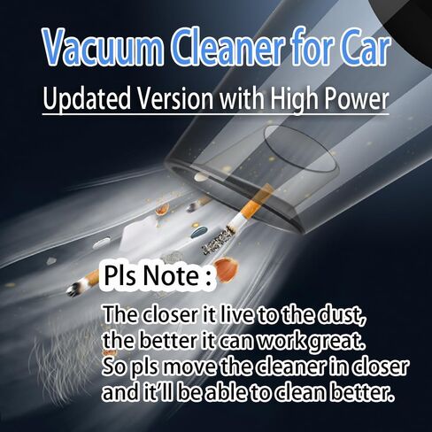 Car Vacuum Cleaner,Updated Version Handheld Vacuum Cleaner for Car with 16.4FT Cable Portable Vacuum Cleaner,Auto Accessories Kit for Detailing and Cleaning Car Interior in Saudi Arabia