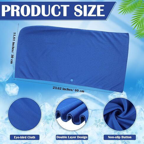4 Pcs Cooling Hoodie Towel for Men Women Quick Drying Absorbent Cooling Towels for Neck and Face UV Protection Cooling Neck Wraps for Yoga Sport Running Workout Gym Camping in Saudi Arabia