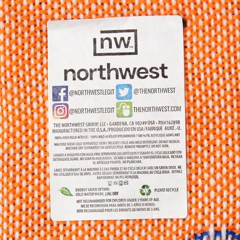 بطانية Northwest NCAA Florida Gators للجنسين للبالغين من قماش الجاكار المنسوج، مقاس 46 بوصة × 60 بوصة، مرموقة in Saudi Arabia