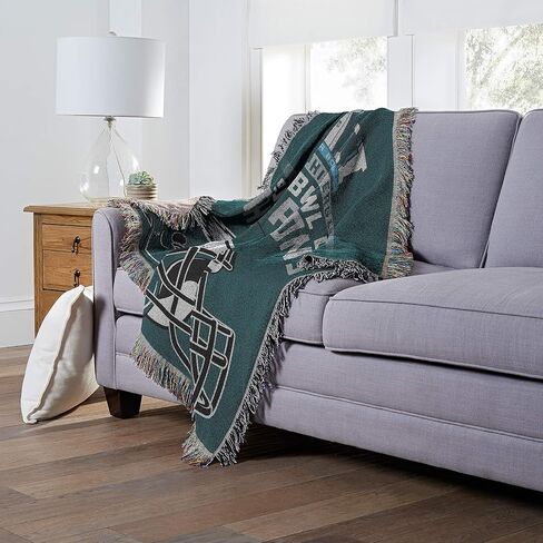 Northwest NFL Unisex-Adult Woven Tapestry Throw Blanket in Saudi Arabia