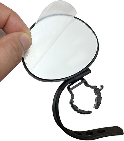 1 زوج دراجة المرايا 360 درجة دوران الدراجة مرآة المقود مرآة الرؤية الخلفية in Kuwait